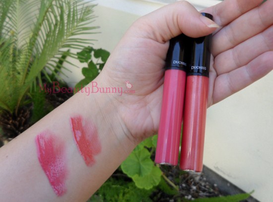 Duchess Swatches Duchess Lip Gloss not tested on animals cruelty free beauty 