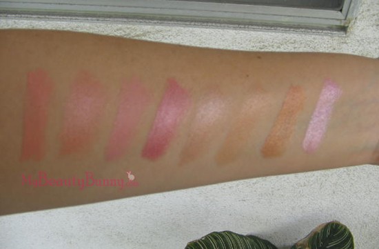 Cruelty free beauty blog - NYX lipstick swatches NYX lipstick swatches NYX Summer Sexy Lipsticks not tested on animals cruelty free beauty blog cruelty free