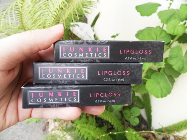 Junkie Cosmetics Lip Gloss SAM 0847 Junkie Cosmetics Lip Gloss cruelty free beauty